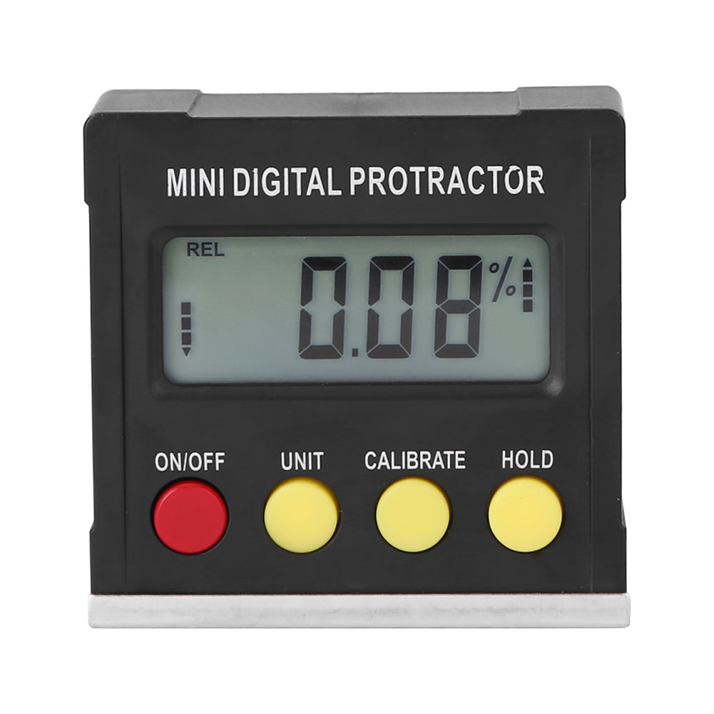4 Keys Mini Digital Protractor Inclinometer Electronic Level Box Magnetic Meter with LCD Display 4 Keys Mini Digital Protractor Inclinometer Electronic Level Box Magnetic Meter with LCD Display